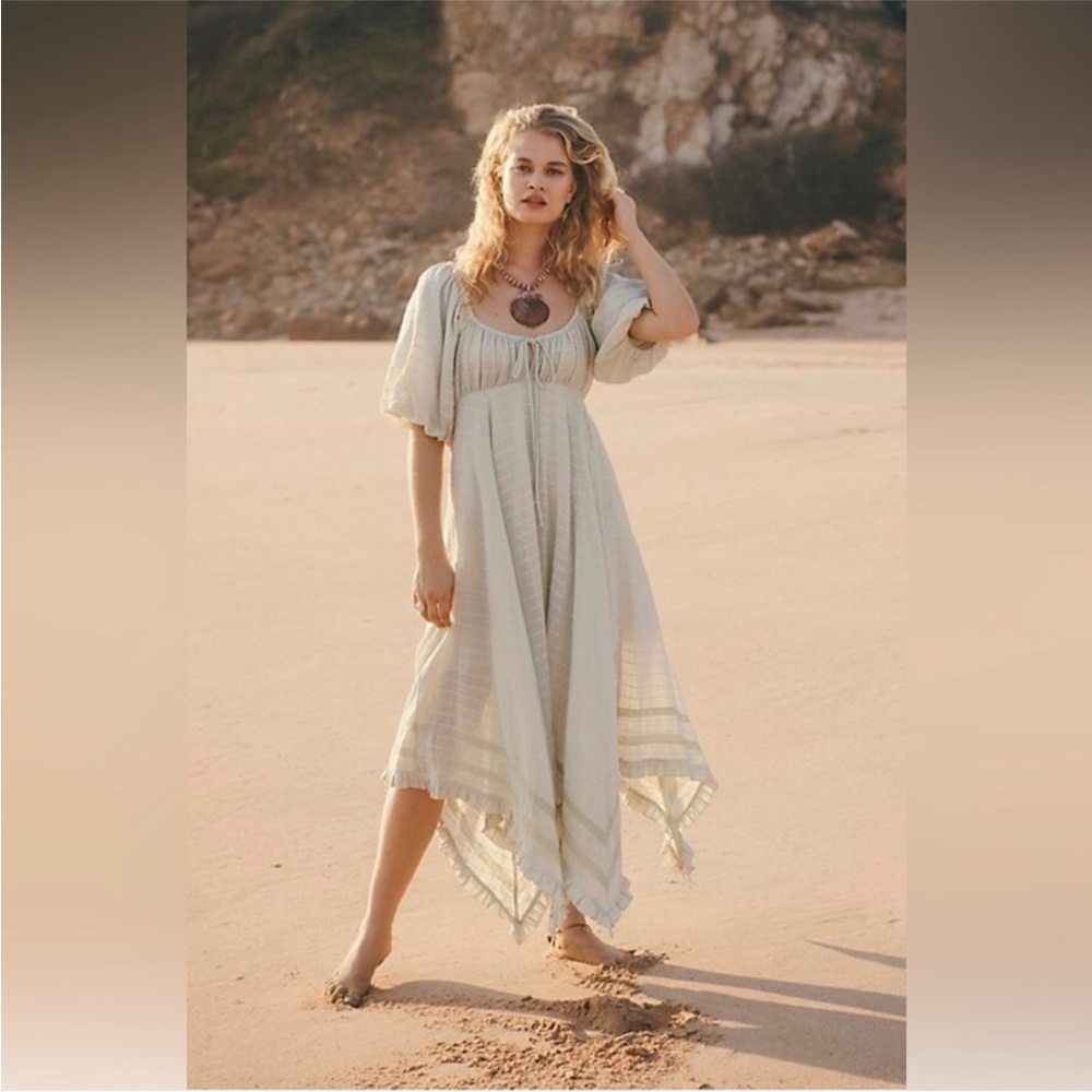 Free People On My Level Maxi Dress SZ S
